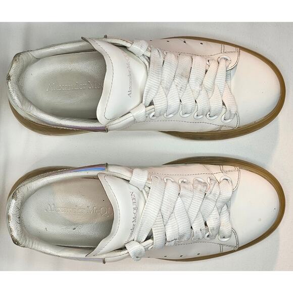 Alexander McQueen Oversized Sneaker “White Multi” Size 36.5 Made In Italy - Picture 3 of 16